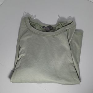 Peace & Pearl Womens Size Large Deser Sage Blouse Shirt